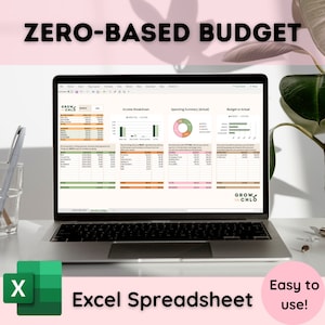 Zero-Based Budget Spreadsheet | Monthly Budget Planner | Excel Zero Based Budget Template