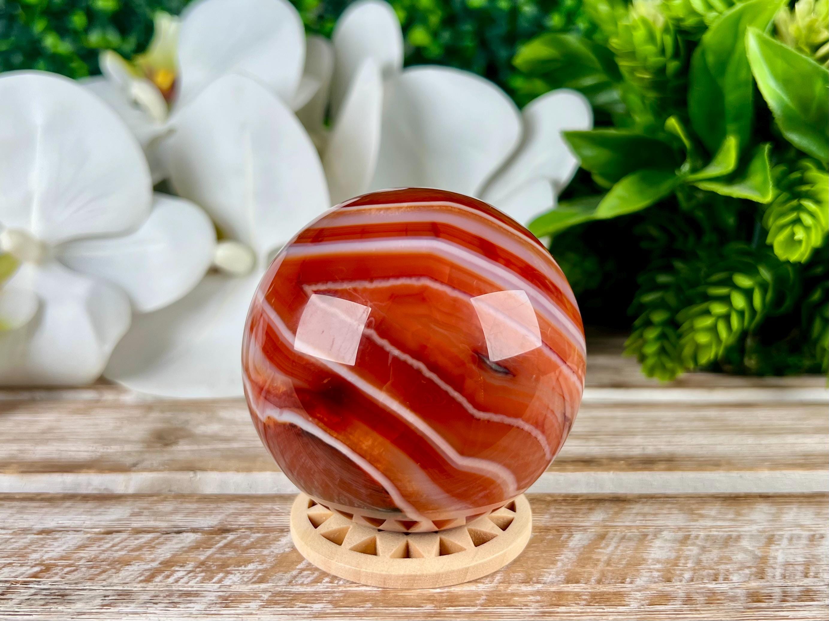 Orange Carnelian Sphere - Etsy