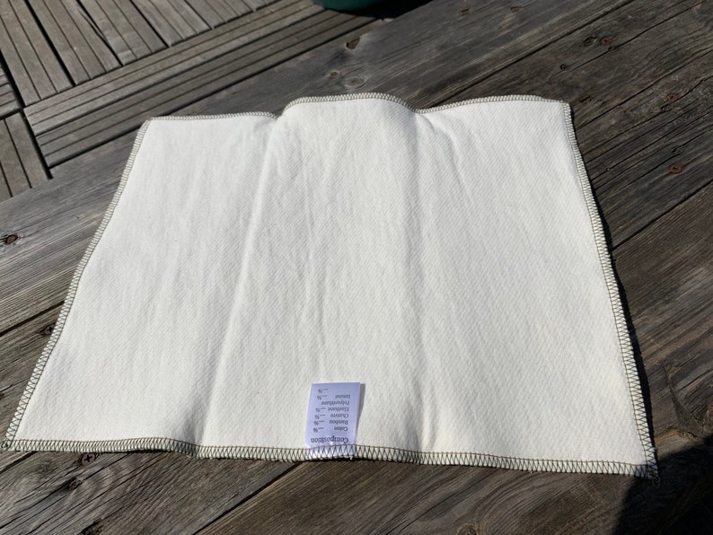Prefolded Insert for Cloth Diaper in Hemp and Cotton Etsy
