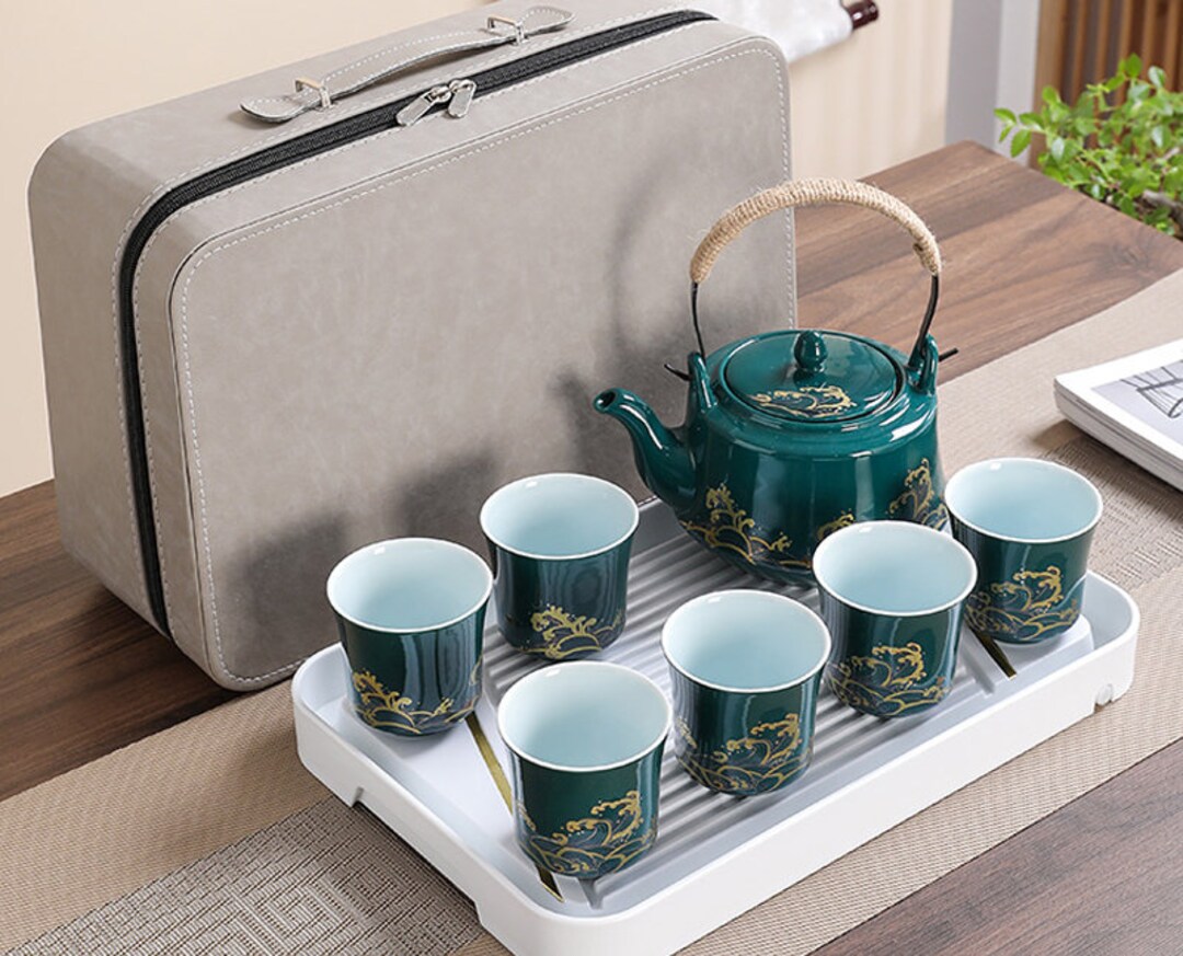Kung Fu Tea Set Beam Tea Set Ceramic Tea Set Teapot Customized High-end ...