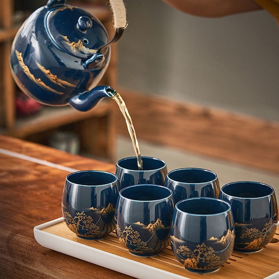 Simple & Co. Elephant Tea Mug Tea Bag Holder Teacup Ceramic Weathered Green  NEW