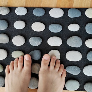 Pebble Fußmassagematte, Neues Produkt, 30-39 cm, Fußreflexzonenmatte, Sohlenmassagegerät, Fußentspannungsgerät