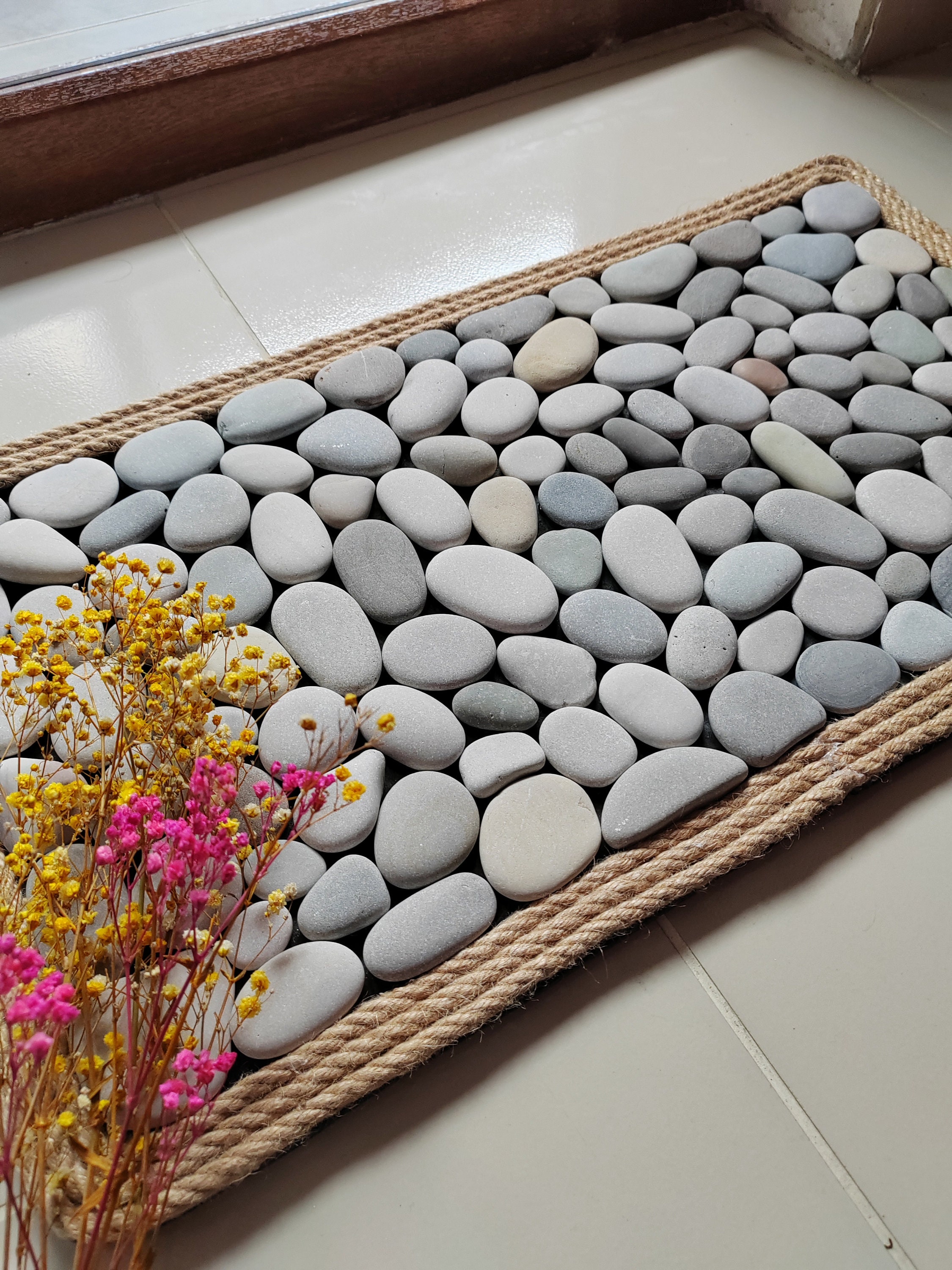 Intermediate Goodwill Bermad river rock shower mat How? Transistor will do