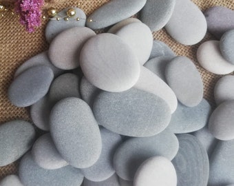 400 g smooth oval pebble beach stones suitable for various designs, activity stones, design pebbles