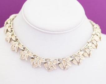 Vintage Silver Tone Choker Necklace 14 Inches by Coro HB14