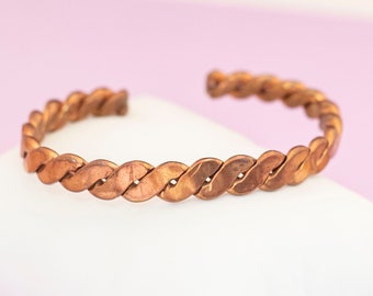 Bracelet jonc cuivre magnétique
