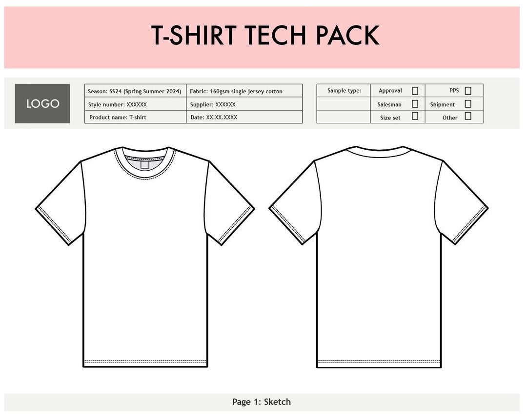 T-shirt TECH PACK - Etsy España