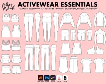 Fashion Flats - Activewear Essentials-Kollektion