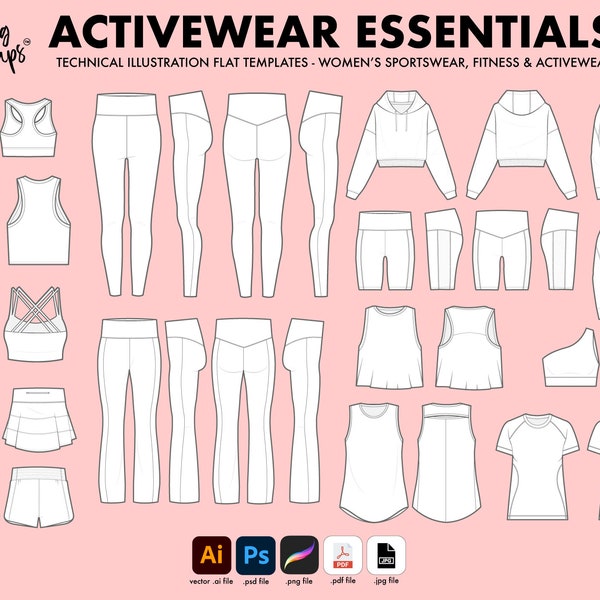 Fashion Flats - Collection Activewear Essentials