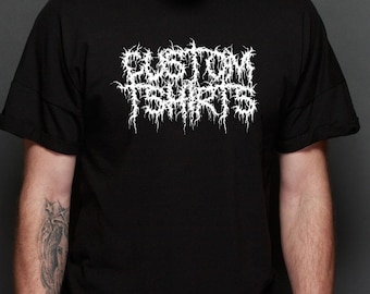 Custom Metal T-Shirt - Heavy Metal Gift