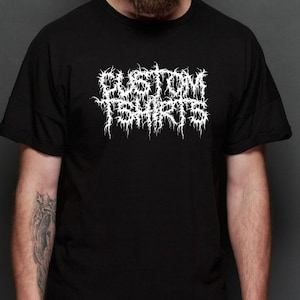 Personalisiertes Metal T-Shirt - Heavy Metal Geschenk
