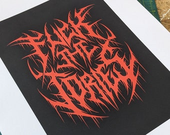 Fuck The Tories - A4 Print