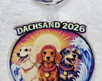 DachSand 2026 Acrylic Keychain - FREE SHIPPING