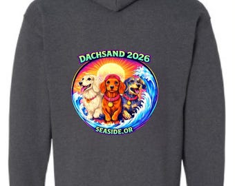 DachSand 2026 Full Zip Hooded Sweatshirts - FREE SHIPPING