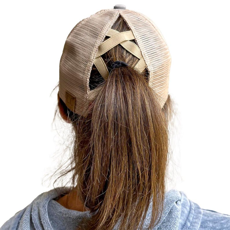 Punk Distressed Crisscross Fringe Baseball Cap main image 0