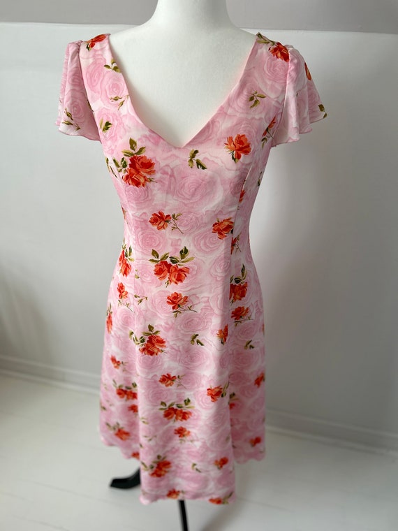 Vintage Floral Custom Made Summer Dress: Garden P… - image 2