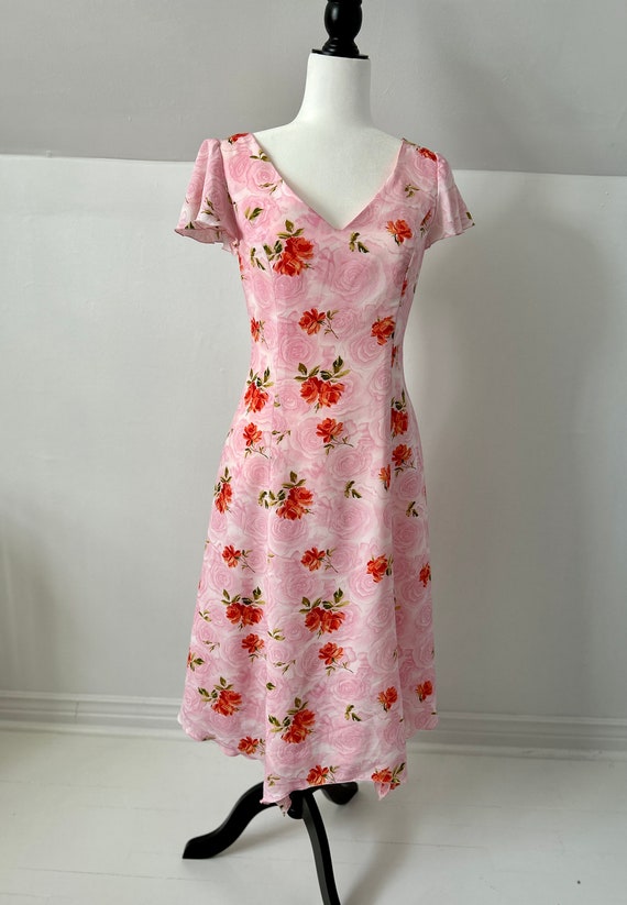 Vintage Floral Custom Made Summer Dress: Garden P… - image 3