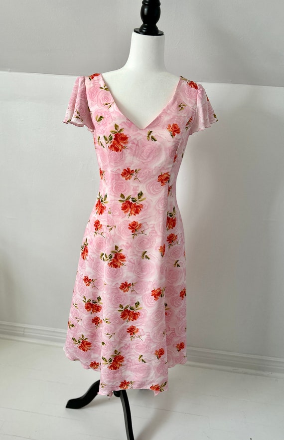 Vintage Floral Custom Made Summer Dress: Garden P… - image 8