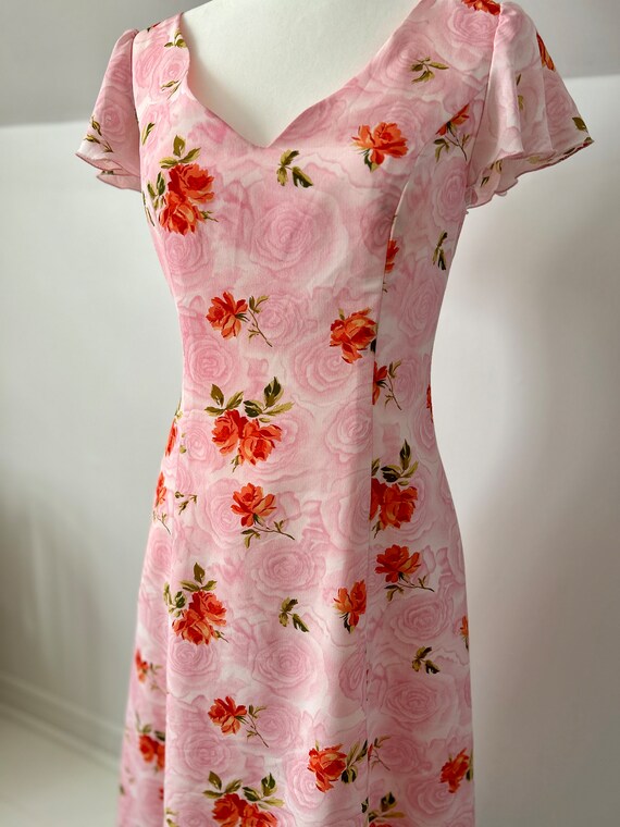 Vintage Floral Custom Made Summer Dress: Garden P… - image 6