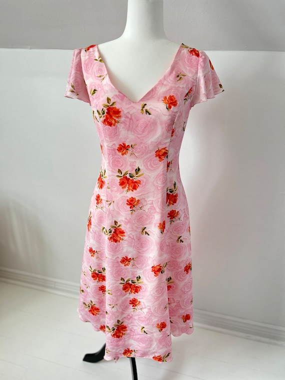Vintage Floral Custom Made Summer Dress: Garden P… - image 1