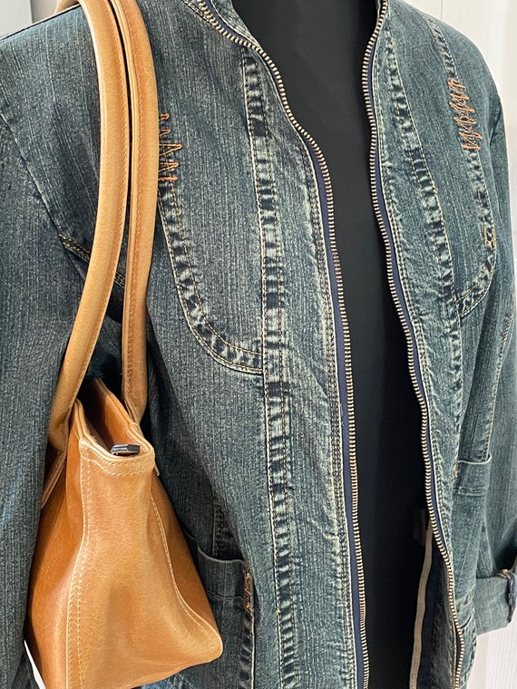 Vintage 1990 - KS 18 Shoulder Bag in Genuine Leather. Light Brown