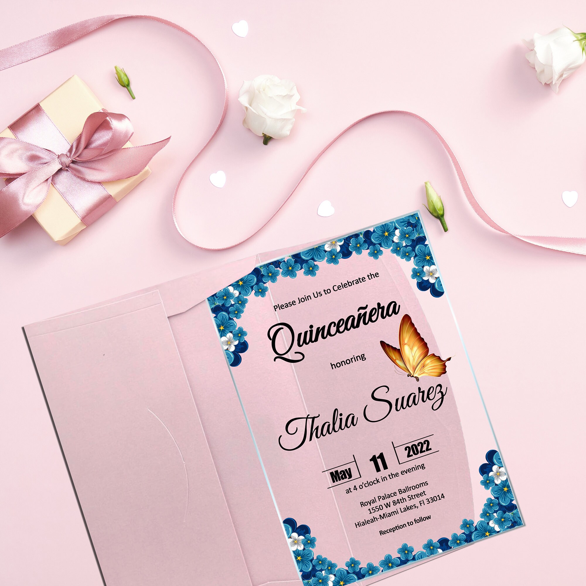 Quinceanera Invitations Wedding Invitations Acrylic Etsy