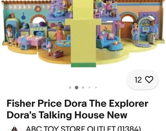Maison de poupée parlante Dora l'exploratrice préscolaire