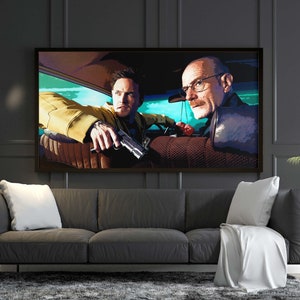 Impresión de póster de Breaking Bad / Walter White / Arte de pared / Decoración del hogar / Impresiones de películas / Póster de película / Póster imprimible / Impresión digital