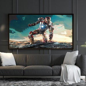 Iron Man Printable Wall Art | Wall Art Print | Digital Print Poster | Digital Download Poster | The Avengers Wall Art | Home Decor Print Art