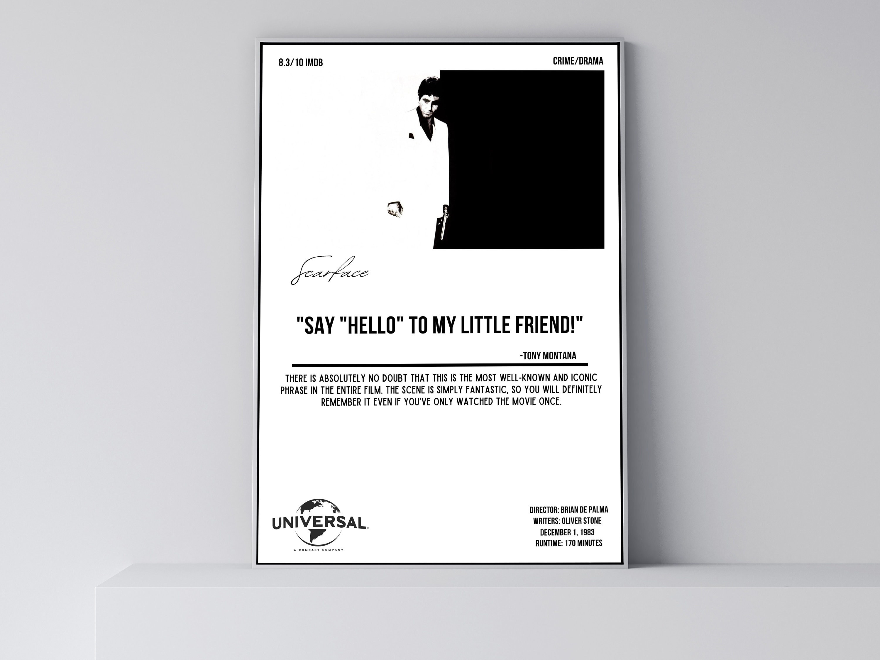 Movie Quote Poster Etsy