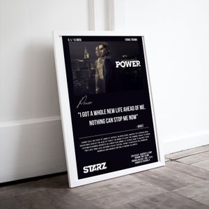 Póster de Power Art/Póster moderno/Póster de película minimalista/Impresión de arte retro vintage/Impresión de arte de pared/Decoración del hogar/Diseño de póster/Póster