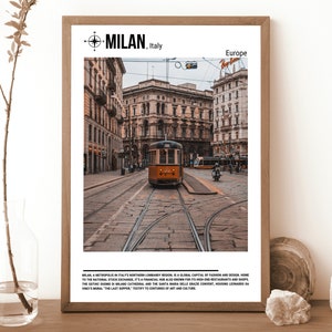 Milan, Milan Photo, Travel Poster Print, Travel Wall Decor, Milan Poster Print, Milan Print, Italy Art, Milan Italy, Milan Poster, Italy Art