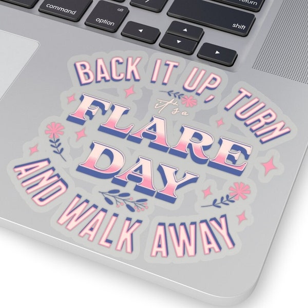 Flare Day Spoonie Sticker - Spoon Theory, Invisible Illness, Chronic Illness Spoons, Cell Phone Decoration, Laptop Sticker