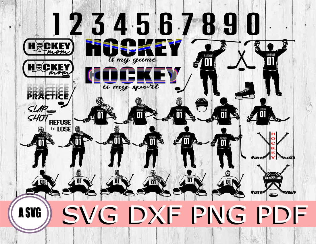 Hockey SVG Hockey Player SVG Hockey Fan SVG Hockey Skate Etsy Canada