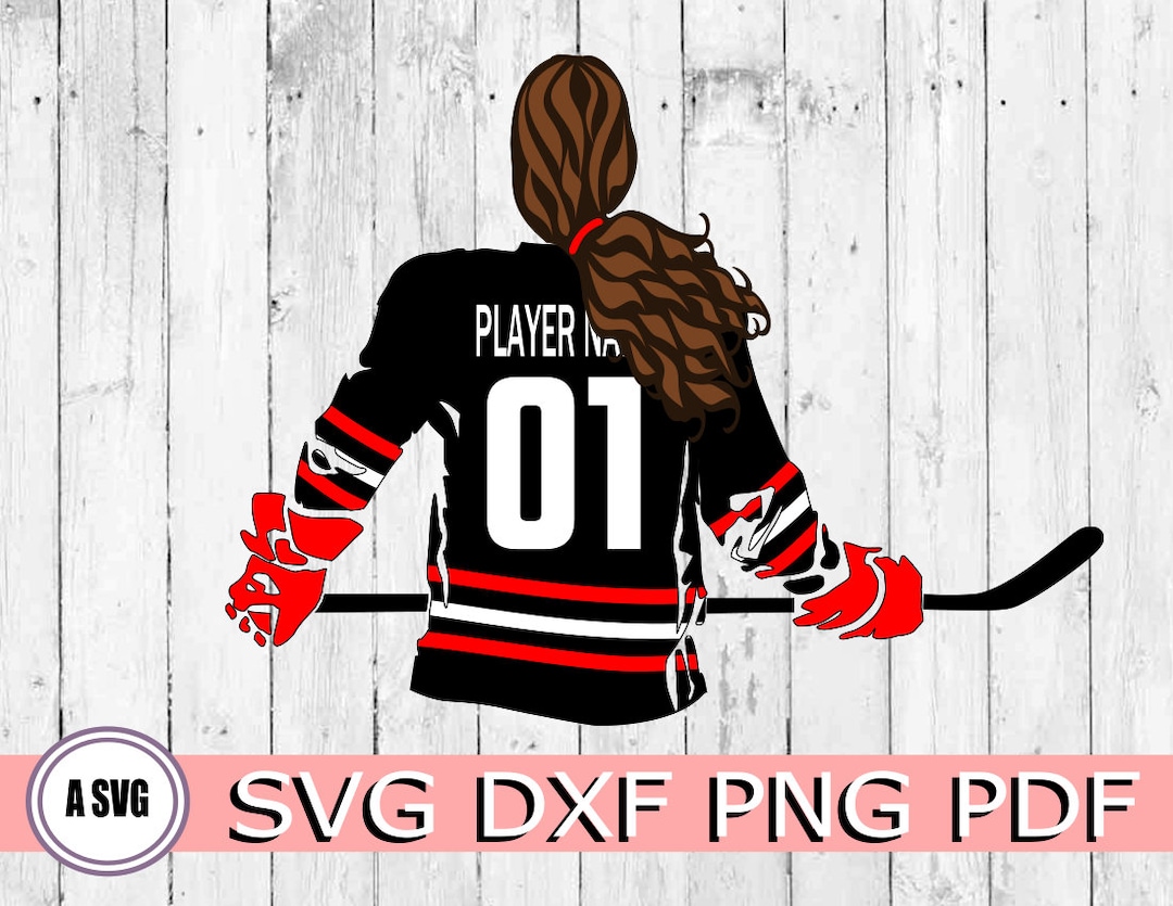 Hockey SVG for Girls, Hockey SVG File, Hockey Player SVG, Hockey Fan