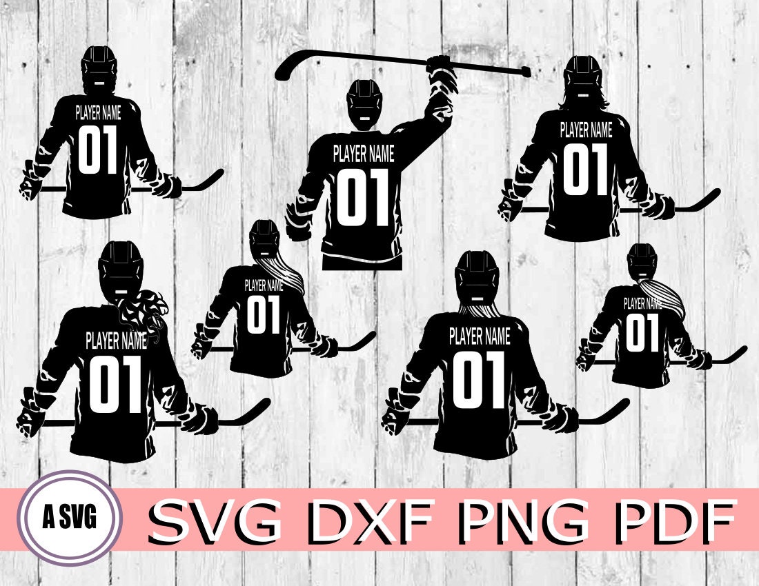 Hockey Team Template, Svg Png Dxf Eps, Hockey Team Shirts, H