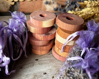 Lavender Bag and Cedar Wood Combo Set - 12 of Each in Sealed Bag