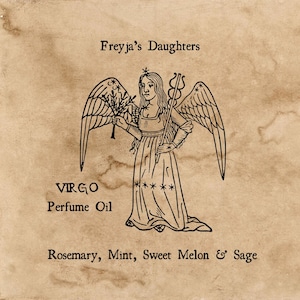 Virgo Perfume Oil, Astrology Collection Perfume Oils