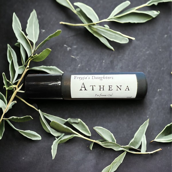 Athena Perfume Oil, Sea Salt, Mediterranean Lemons and Olive leaves