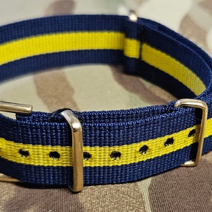 Princess of Wales Royal Regiment 18mm G10 NATO watch strap PWRR