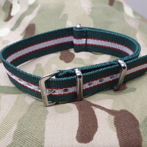 Royal Regiment of Wales 18mm G10 NATO watch strap RRW