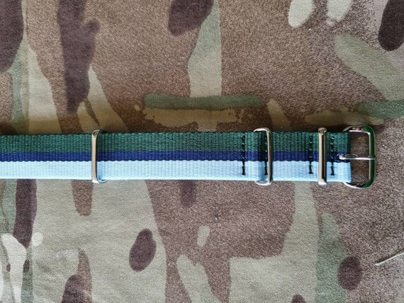 Royal Corps of Signals Sigs 18mm G10 NATO watch strap