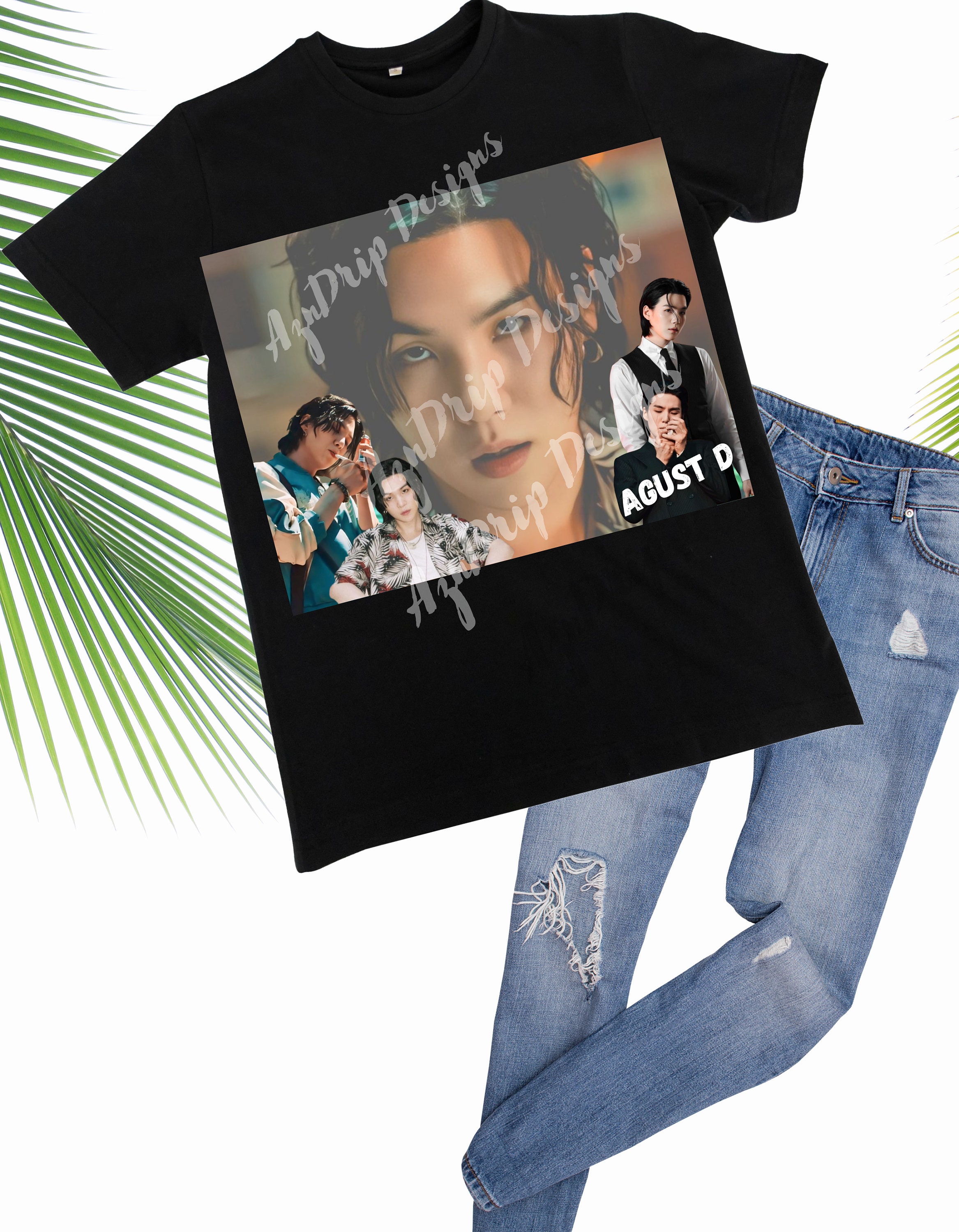 Black  S- 5x Custom design (Unisex)  Agust D / SUGA T-Shirts