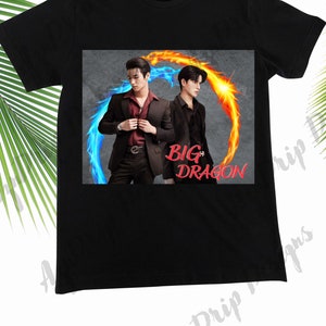 Small - 5X Custom Design (unisex t-shirt) BL Big Dragon