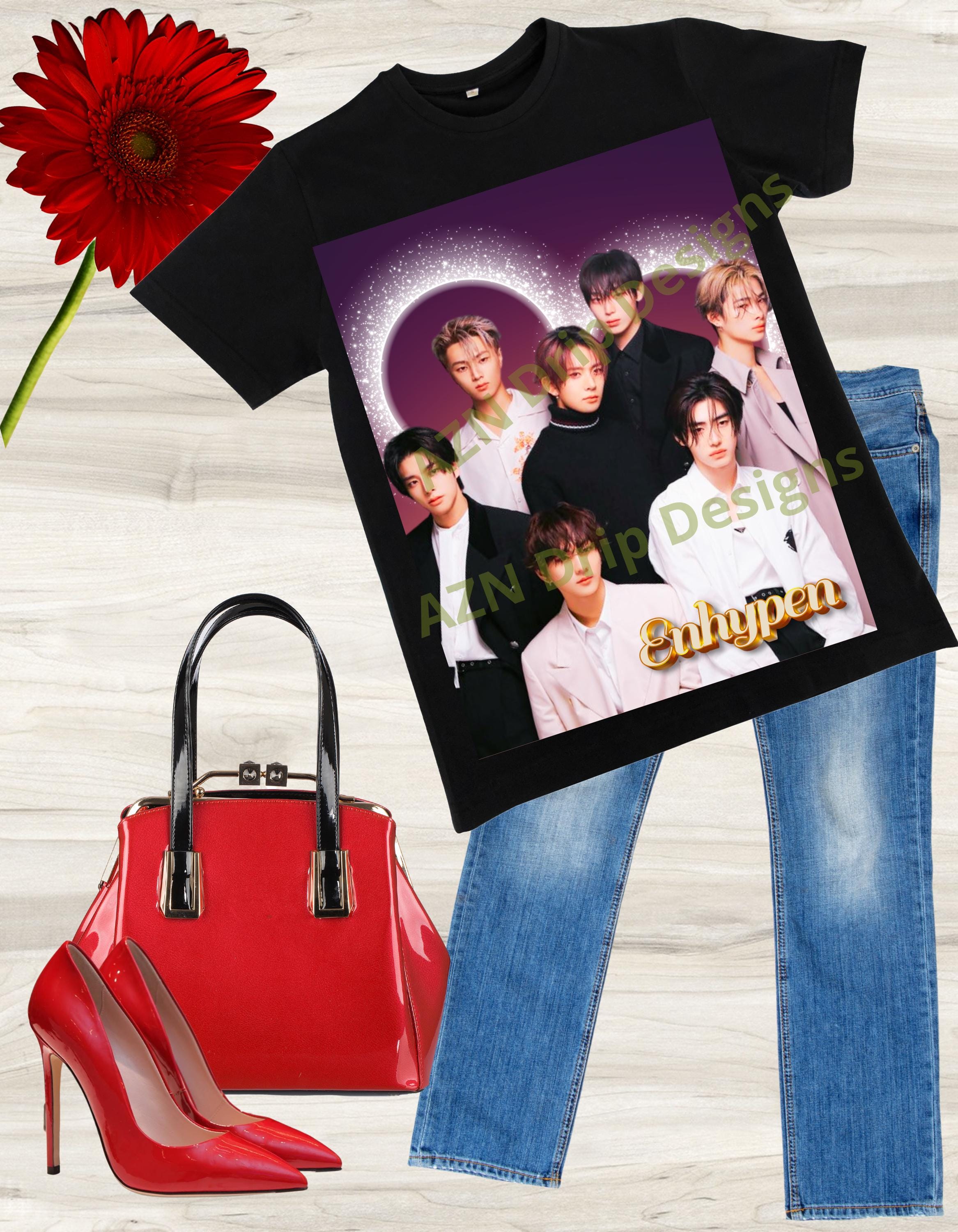 ENHYPENMANiFESTOS/S-SHIRT（BK_L） ENHYPEN - L/S T-Shirt [WORLD TOUR 'FATE PLUS'] - K PLACE