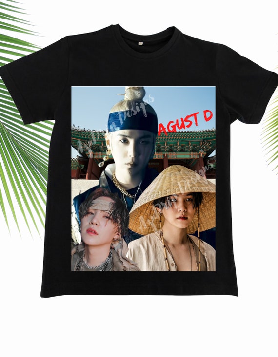 BTS SUGA Tシャツ　Sサイズ Black S- 5x Custom Design BTS Suga T-shirt (unisex) - Etsy