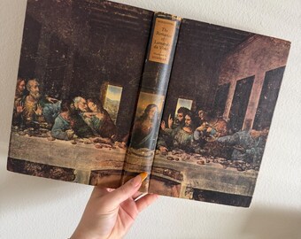 The Romance of Leonardo da Vinci Book | Dmitry Merezhkovsky, Vintage Hardcover, Last Supper Art