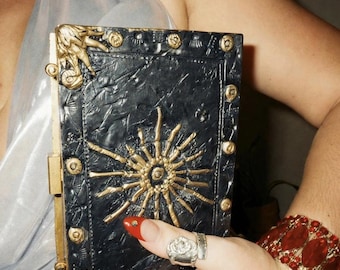 Book of Breathings Inspired Clutch Purse | Handmade Romantasy Accessory | Fantasy Bookish Gift | Bookshelf Decor