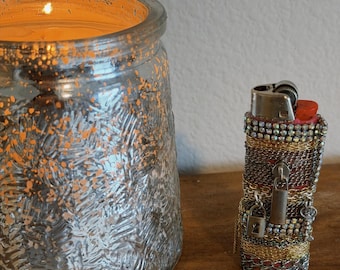 CHAIN mixed metals || Bedazzled Rhinestone Lighter