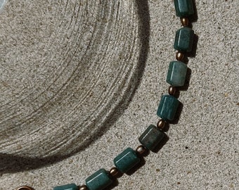 Agate Beaded Bracelet